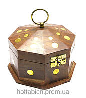 Скринька рожеве дерево 8 граней