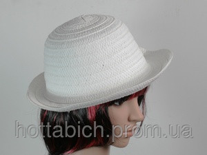 Шляпа белая "Бебе" - фото 1 - id-p79573774