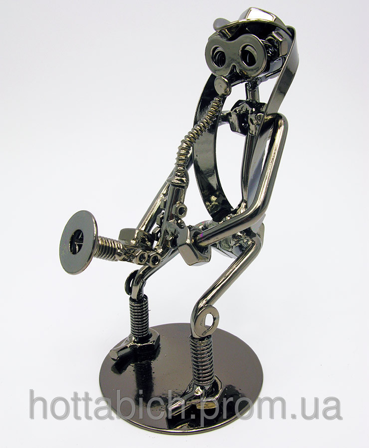 Техно-арт "САКСОФОНІСТ" метал, фото 1
