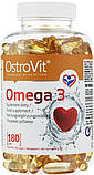 Жирні кислоти Ostrovit OMEGA 3 180 капсул, фото 2