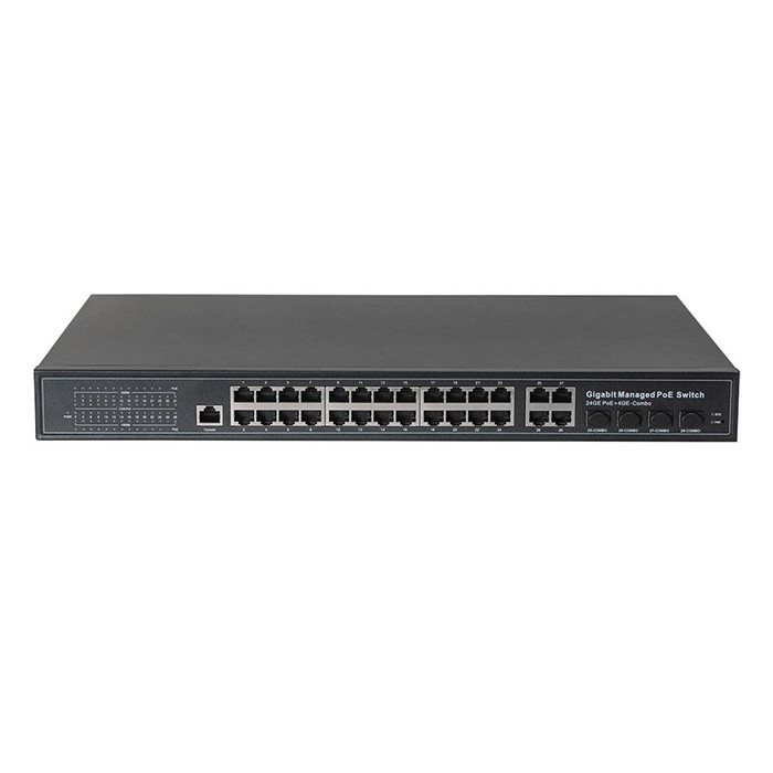 Керований гігабіт POE комутатор 33-портовий HongRui HR901-AFGM-2444S