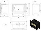 Камінна топка Kratki Basia 15 кВт, фото 3