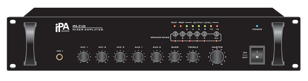 Багатозонний мікшувальний підсилювач IPA AUDIO IPA-Z120