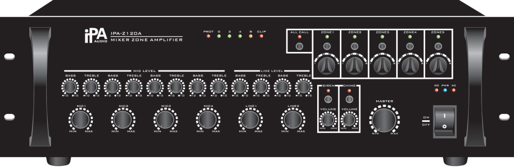 Багатозонний мікшируючий підсилювач IPA AUDIO IPA-Z120A