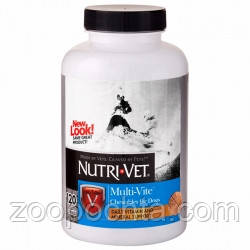 Nutri-Vet Multi-Vite HУТРІ-ВЕТ МУЛЬТИ-ВИТ мультивітаміни для собак, жувальні таблетки 120 шт.