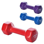 Гантелі Profi M 0290 на 2 кг із вініловим покриттям