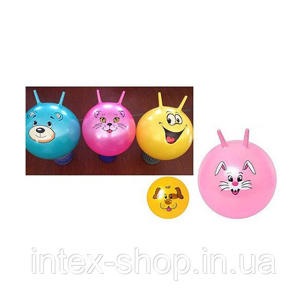 М'яч для фітнесу MS 0480 з ріжками