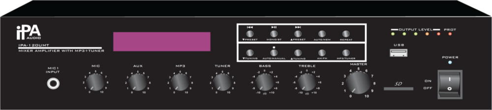 Мікшируючий підсилювач IPA AUDIO IPA-60UMT