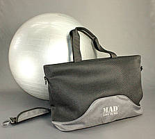 Жіноча спортивна сумка/фітнес/для тренувань Lattice (сірий)