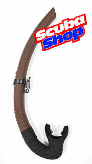 Трубка для підводного полювання BS Diver Tuna, колір коричневий