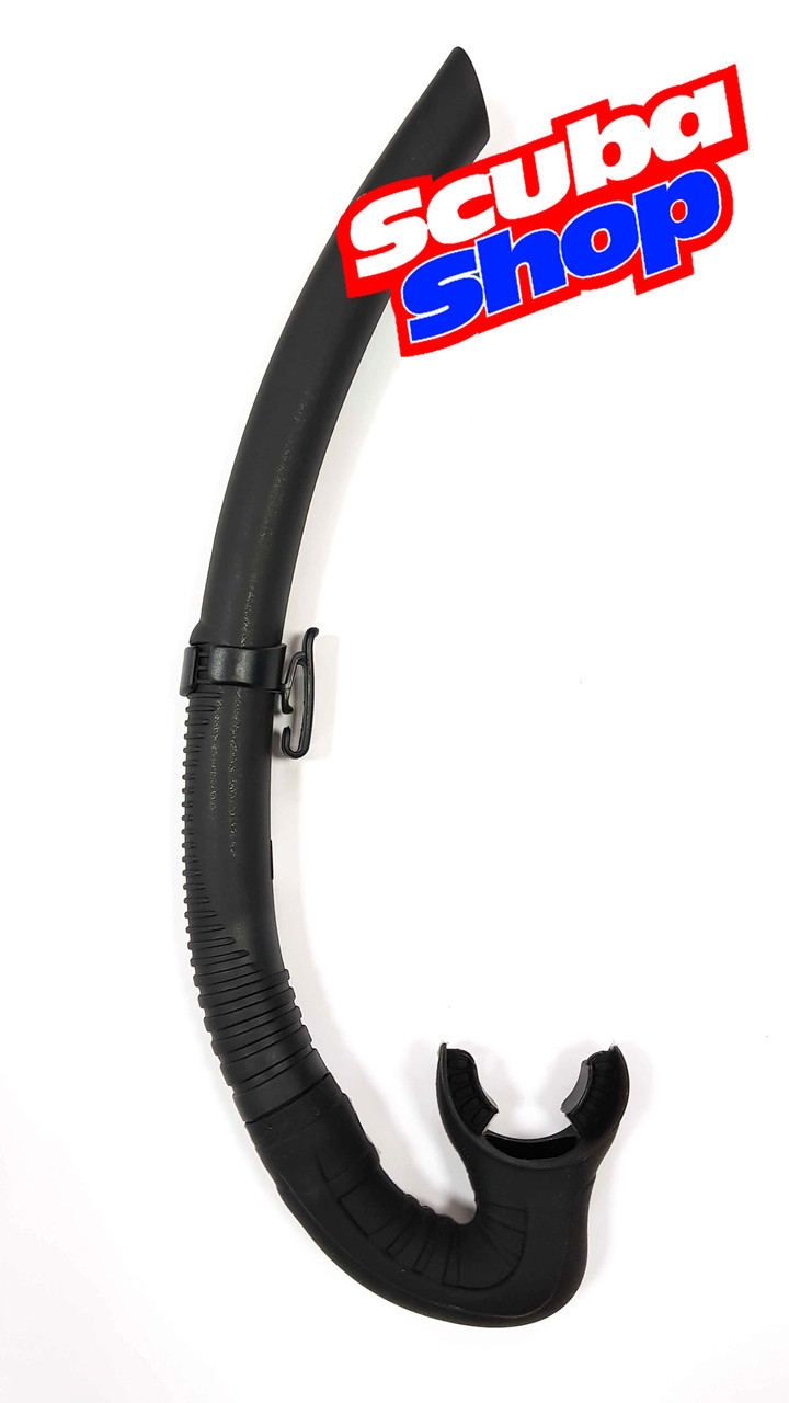 Трубка для підводного полювання BS Diver Tuna Black, колір чорний, фото 1