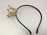 Корона на обручі золотиста, фото 10