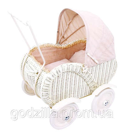 Коляска для ляльок плетені Karolina
