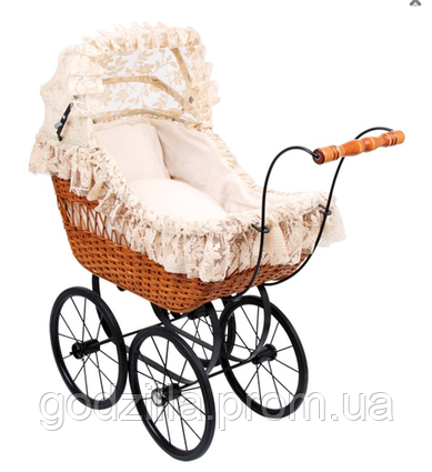 Коляска для ляльок плетена "Kornelia"