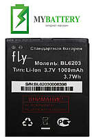 Оригінальний акумулятор АКБ батарея для Fly DS120 / BL6203 1000 mAh 3.7 V