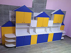 Стінка дитяча ігрова для іграшок Село ST-879