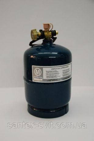 Газовий балон Vitkovice Milmet 1 KG (2,4l). Польща.