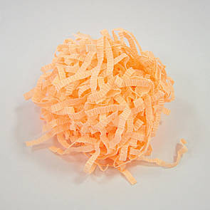 Паперовий наповнювач гофрований, персиковий