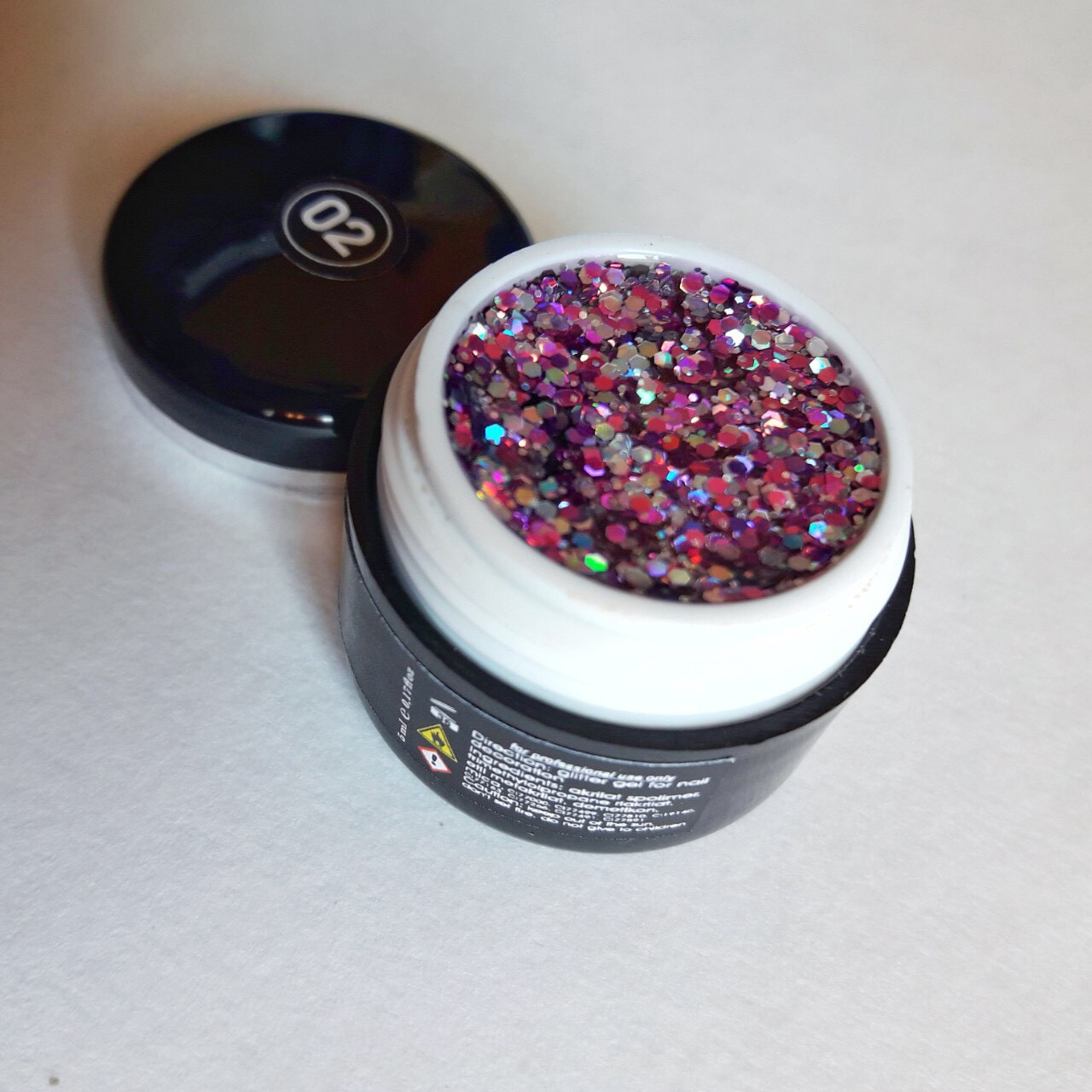 Glitter gel Andi №2, 5 мл
