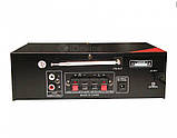 Підсилювач звуку UKC SN 222 BT, 2-х канальний, фото 4
