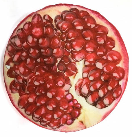 Декоративна 3D подушка Гранат, фото 1