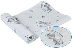 Непромокальна багаторазова пелюшка 65х95 жакард ведмедик