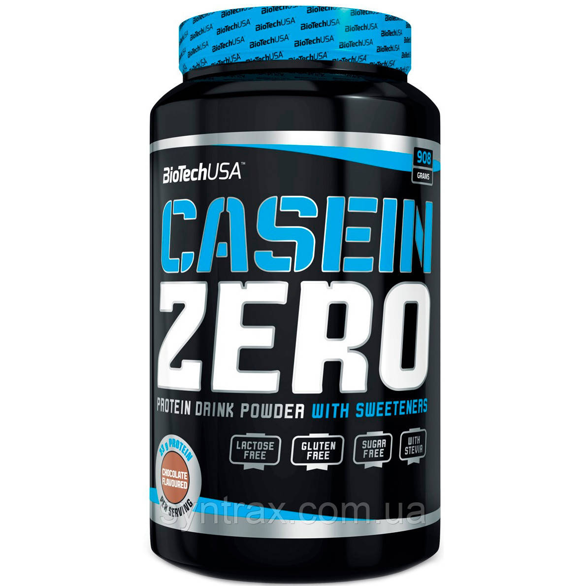 Casein Zero BioTech (908 гр.) (Полуниця, Шоколад)