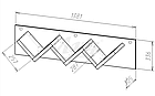 Полиця "Зигзаг" Тип 2 (з потовщенням), фото 3