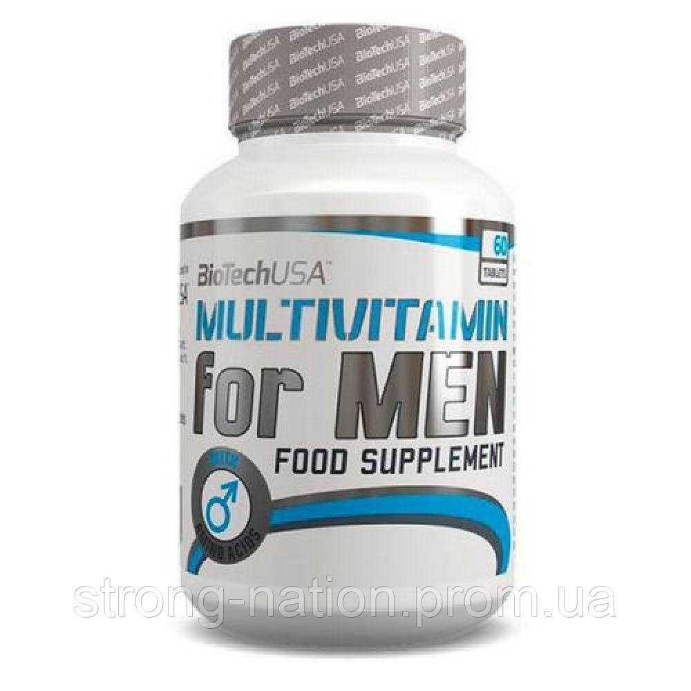 Multivitamin for Men 60tab, BioTech ⁇  вітаміни для чоловіків ⁇  вітаміни для спортсменів