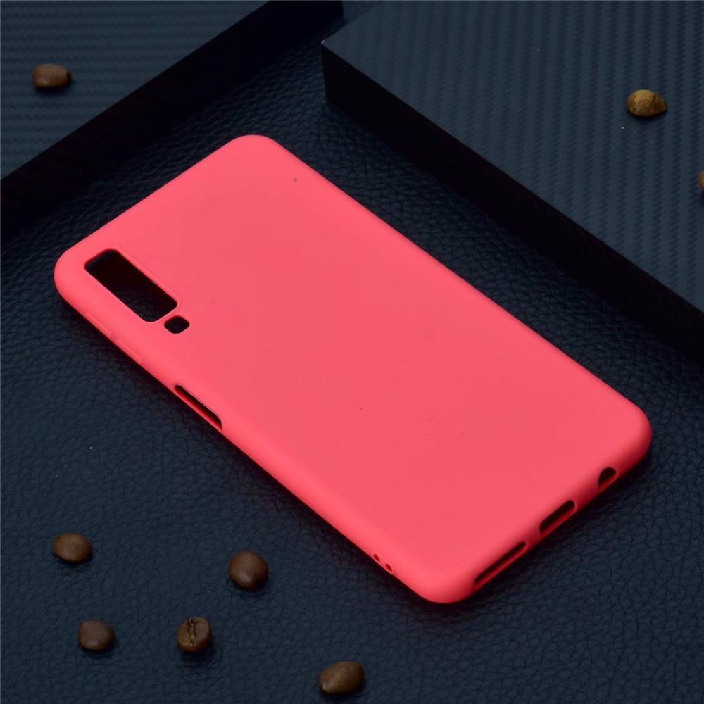 Чохол для Samsung A750 / A7 2018 силікон soft touch бампер червоний