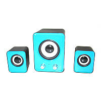 Комп'ютерні колонки MHZ F-202, сині