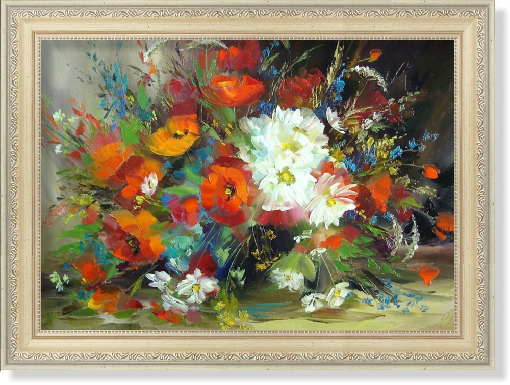 Репродукція сучасної картини "Квіткова симфонія" 25 х 35 см