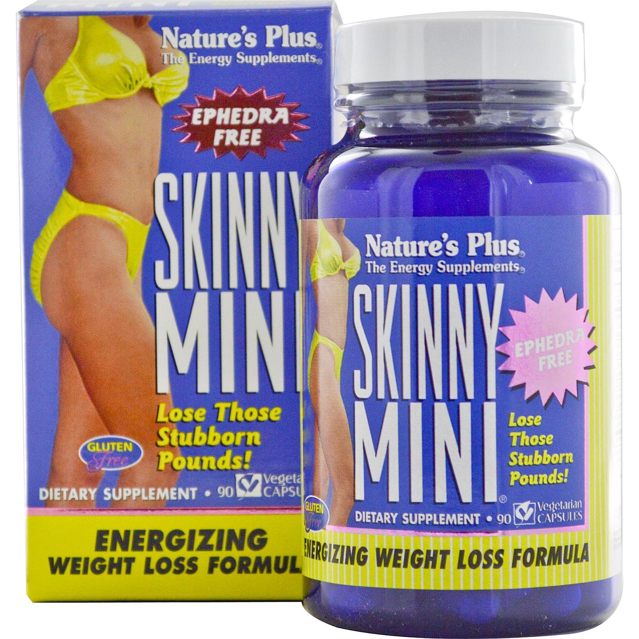 Комплекс для Схуднення, Skinny Mini, Natures Plus, 90 гельових капсул