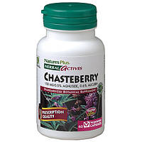 Экстракт Плодов Авраамового Дерева 150мг Chasteberry Herbal Actives, Natures Plus, 60 гелевых капсул