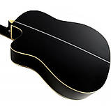 Акустична гітара Equites EQ900C ВК 41+П'єзодатчик Cherub GT-3 Pream, фото 6