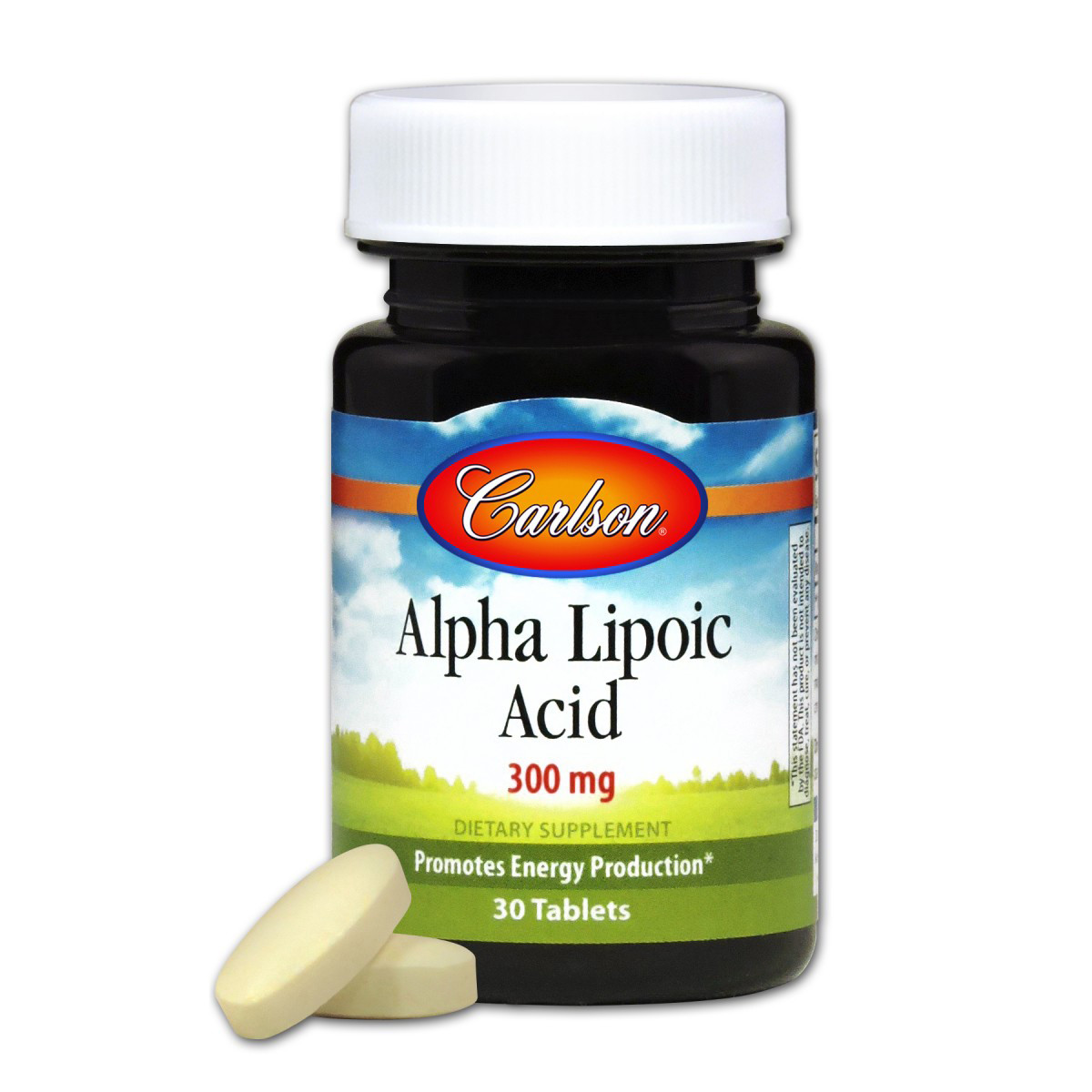 Альфа Ліпоєва Кислота 300мг, Carlson, 30 таблеток