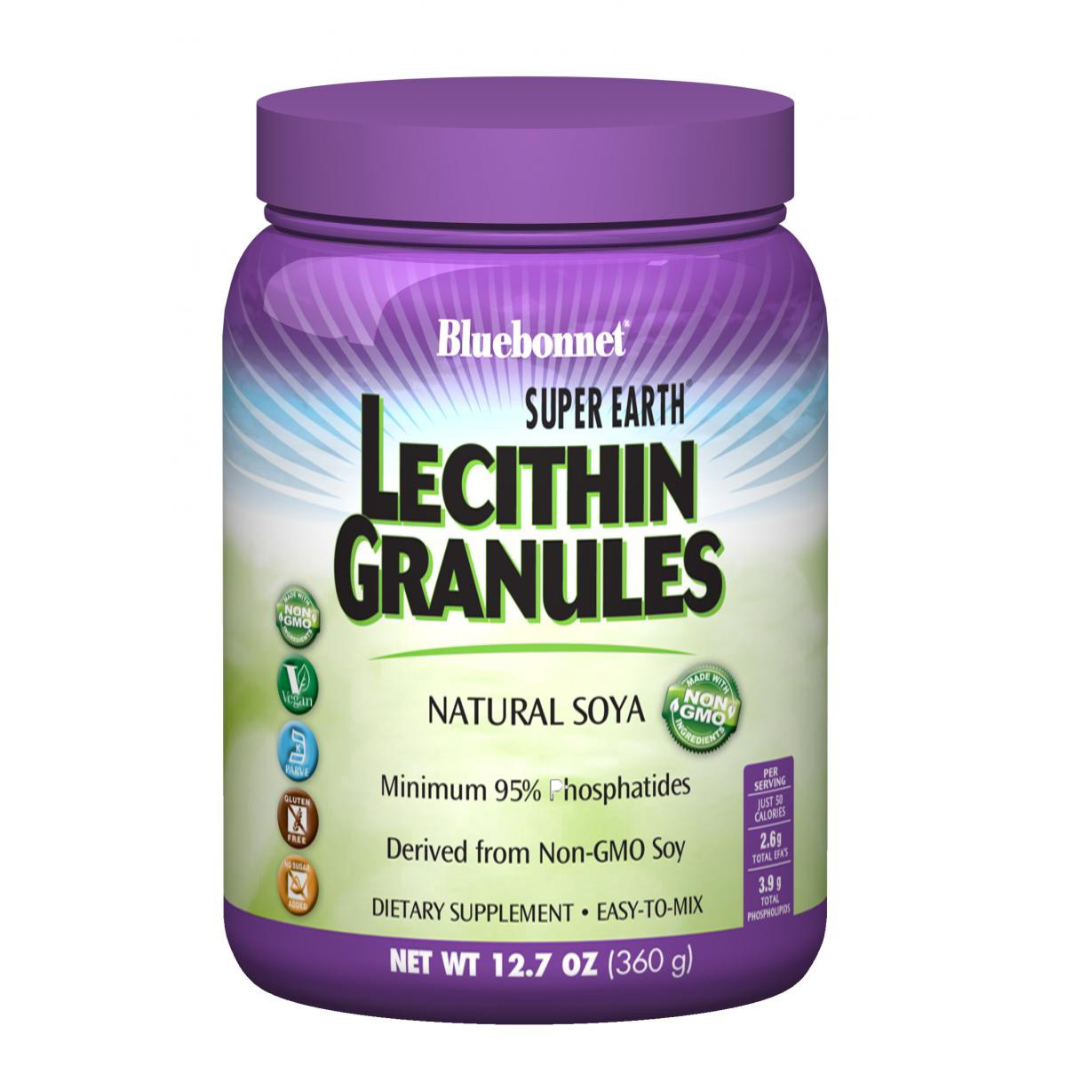 Гранули лецитину, Super Earth, Bluebonnet Nutrition, Super Earth, 12.7 унцій (360 гр)