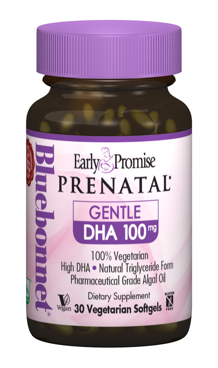 DHA (докозагексаєнова кислота) 100 мг, Early Promise Prenatal, Bluebonnet Nutrition, 30 капсул