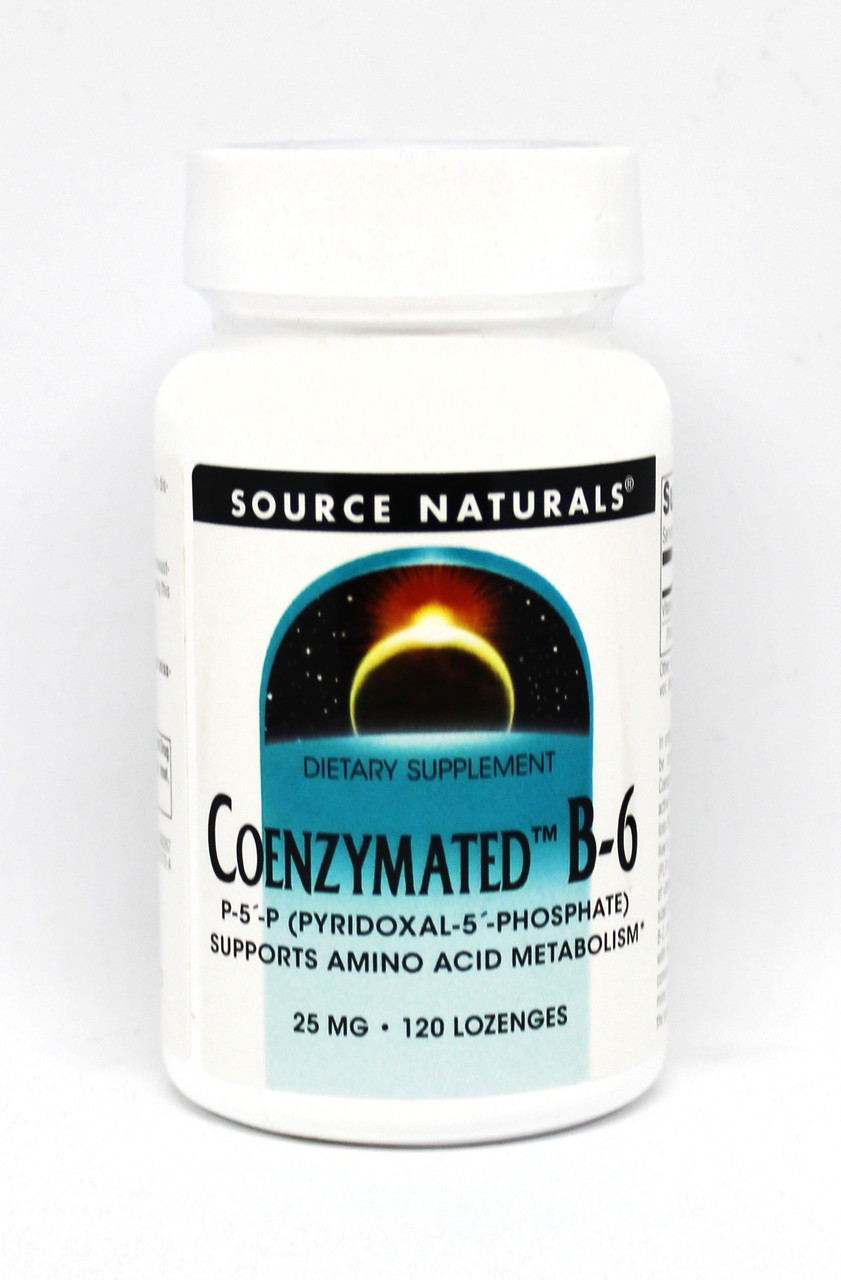 Коензим Вітаміну В6 25мг, Source Naturals, 120 таблеток для розсмоктування