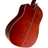 Акустична гітара Equites EQ900C ВЅ 41+П'єзодатчик Cherub GT-3 Pream, фото 5