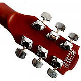 Акустична гітара Equites EQ900C ВЅ 41+П'єзодатчик Cherub GT-3 Pream, фото 7