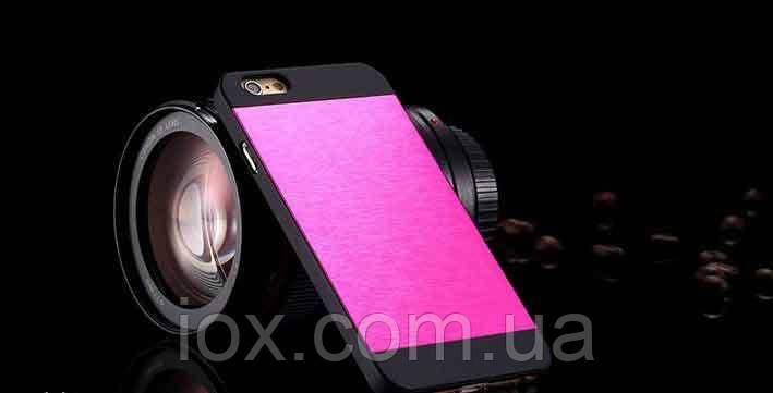 Рожевий чохол Motomo на Iphone 6, фото 1