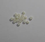 Гудзик для ляльок міні 6 мм. Відтінок білого. № 6.57, фото 2