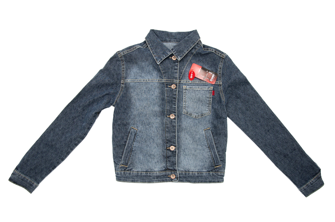 Жіноча джинсова куртка Crown Jeans модель 440 (BOLERA)