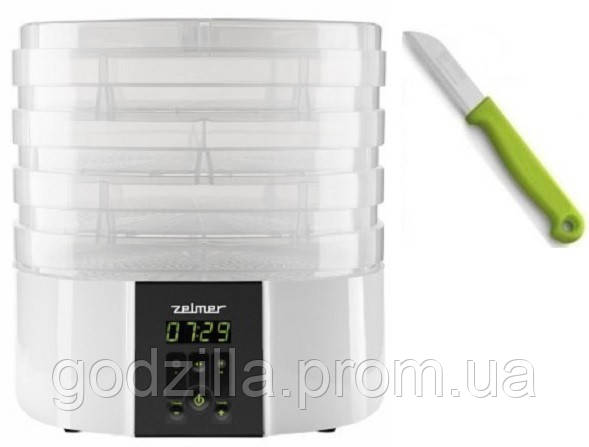 Сушарка для овочів грибів ZELMER ZFD2350W 520W, фото 1