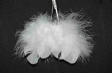 Новорічні прикраси Крила пух 0258, фото 2