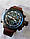 Наручний армійський годинник АМСТ (AMST) коричневий, фото 2