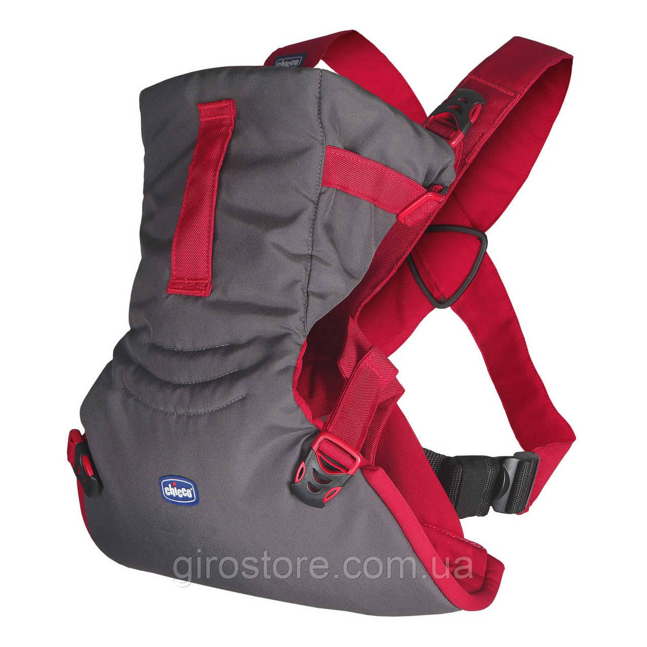 Ерго рюкзак-кенгуру Chicco Easy Fit red, для новонароджених, нагрудна переноска для дитини.