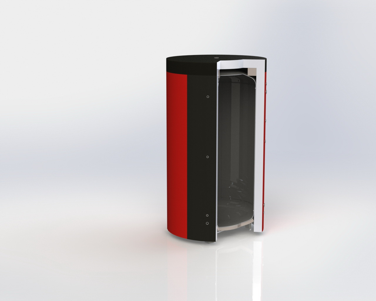 Акумулююча ємкість для котла E-00-750 Kuydych з утеплювачем 60 мм, буферний бак, теплоакумулятор, фото 1