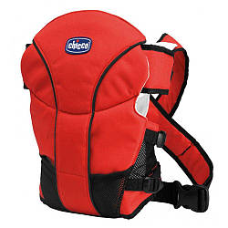 Ерго рюкзак-кенгуру Chicco GO BABY red, для новонароджених, нагрудна переноска для дитини.